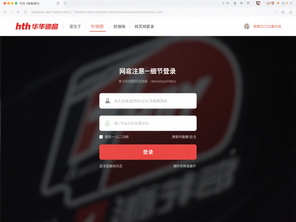 hth华体会网页版登录 (hth华体会网页版登录,畅享便捷体育娱乐新体验) 在实际操作中,网页版登录的流程并不复杂,但仍需注意